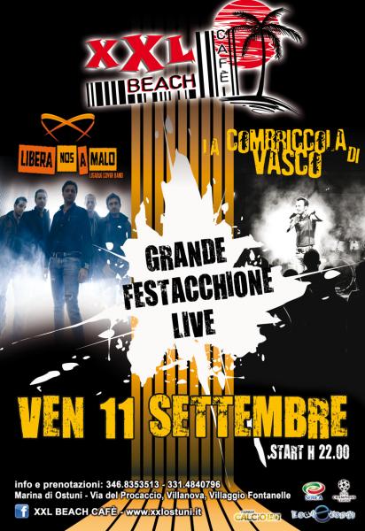 Festacchione di Fine Estate "Libera Nos a Malo Feat la Combriccola di Vasco & dj Set