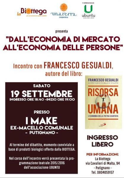Dall'economia di mercato all'economia delle persone