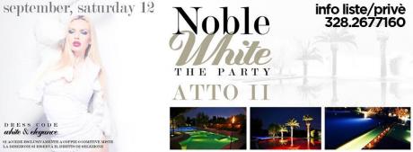 sabato 12.09 • Noble White