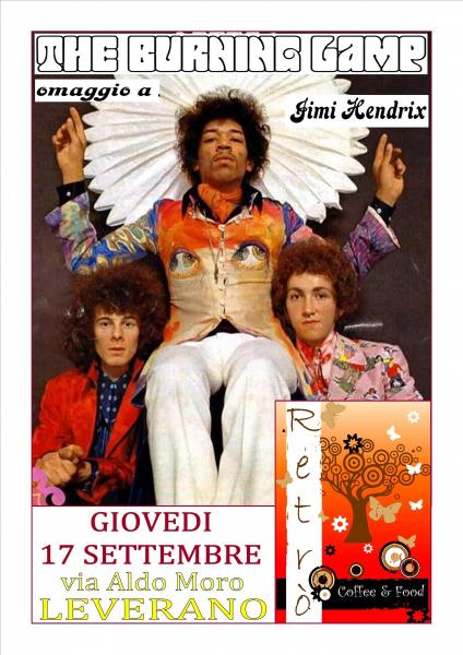 Omaggio a JIMI HENDRIX al Bar Retrò con i Burning Lamp