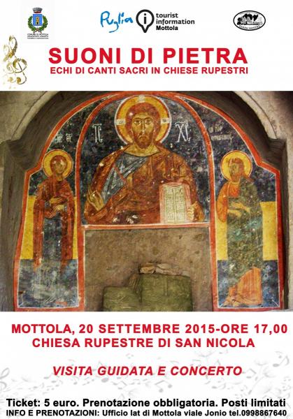 Suoni di Pietra. Echi di Canti Sacri in Chiese Rupestri