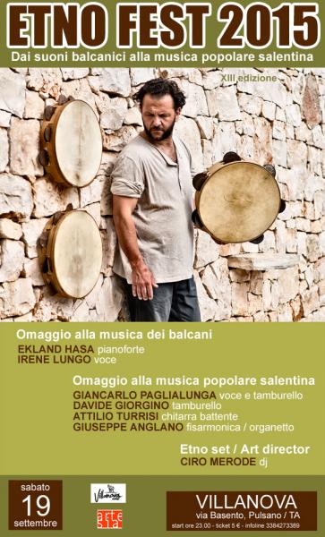 ETNO FEST, XIII edizione - Dai suoni dei balcani alla musica popolare salentina
