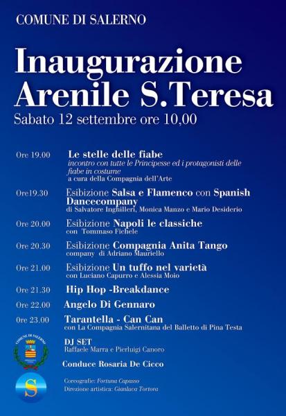 Inaugurazione nuova spiaggia Santa Teresa