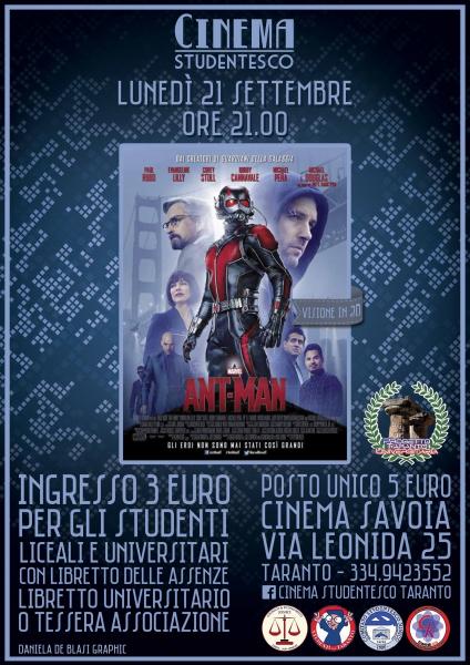 "Ant-Man" in rassegna al Cinema Savoia