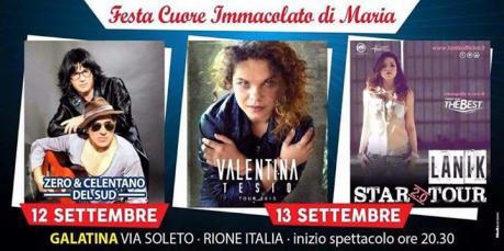 Festa di fine tour per LaNik a Galatina: sul palco del Rione Italia c'è anche Valentina Tesio