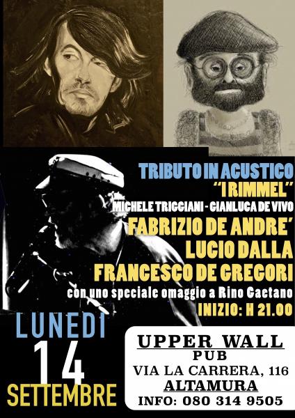 Omaggio in acustico ai cantautori italiani - I Rimmel ad Altamura