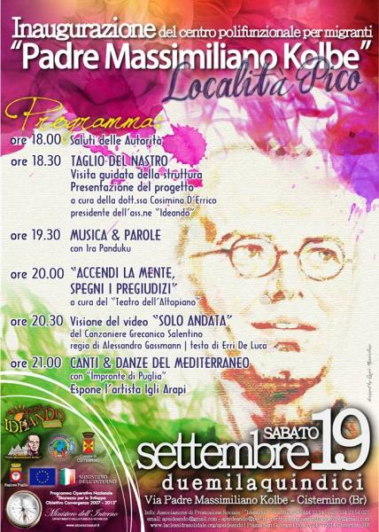 Inaugurazione del centro per migranti