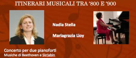 Mariagrazia Lioy e Nadia Stella - Concerto per due pianoforti
