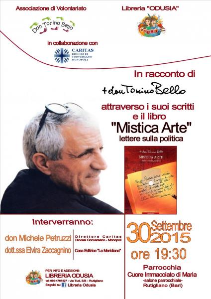 Presentazione di - Mistica Arte - Lettere sulla Politica - di Don Tonino Bello