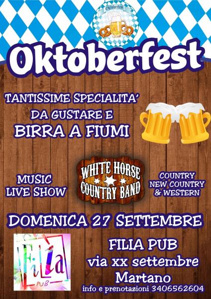 OKTOBERFEST al FILIA PUB - Martano