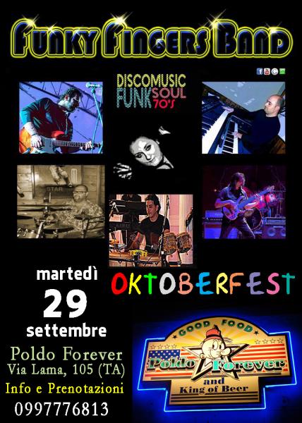 FUNKY FINGERS BAND live Festa della Birra al Poldo Forever