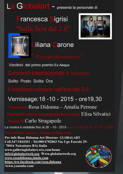La Globalart presenta la personale di  Francesca Sigrisi