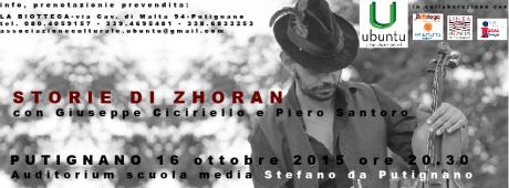 Ubuntu - Autoproduzioni culturali presenta:  STORIE DI ZHORAN