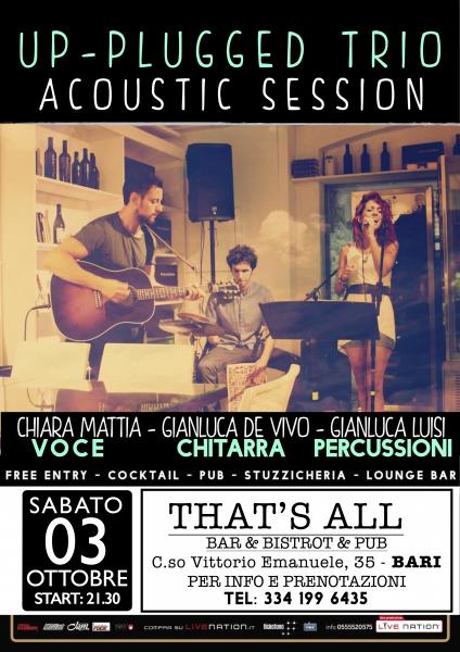 Acoustic Trio - Up-plugged