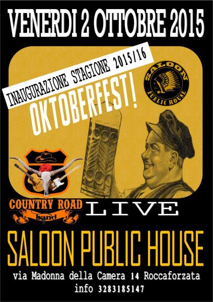 Inaugurazione 2015/16 Saloonpublichouse al Country Road live