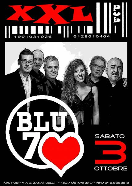 70 Sfumature di blu con Blu70 band...