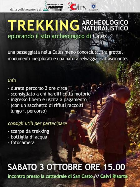 Trekking archeologico-naturalistico al sito archeologico di Cales