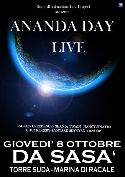 Ananda day Live alla Pizzeria Da Sasà - Torre suda - Racale