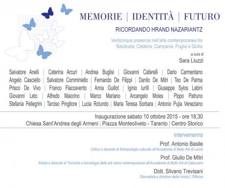 Mostra - Memoria | Identità | Futuro Ricordando Hrand Nazariantz