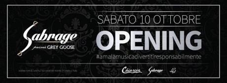 OPENING SABRAGE #amalamusicadivertitiresponsabilmente