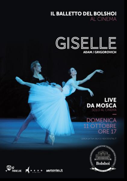 "Giselle "balletto  classico in diretta dal Bolshoi di Mosca