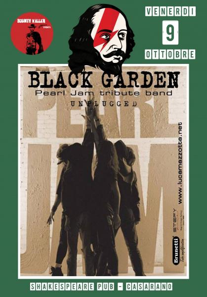 BLACK GARDEN (Pearl Jam tribute) - live at The Shakespeare Pub, Casarano