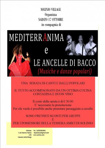 Serata dedicata a balli e conti popolari