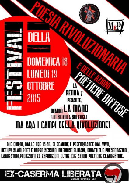 Festival della Poesia Rivoluzionaria e delle Azioni poetiche diffuse