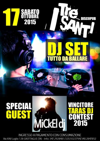 DJ SET tutto da ballare con MICHELE AGRUSTI