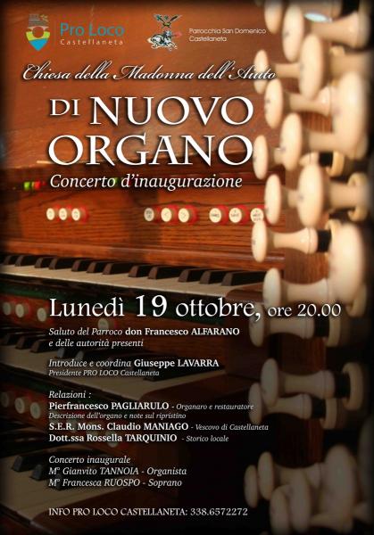 DI NUOVO ORGANO - Concerto inaugurale