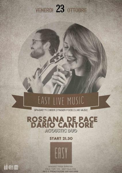 Rossana de Pace e Dario Cantore Live DUO
