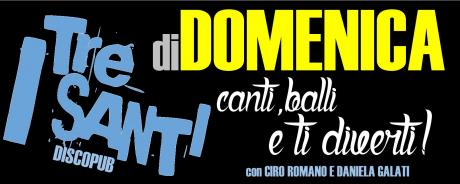 I TRE SANTI....di DOMENICA!