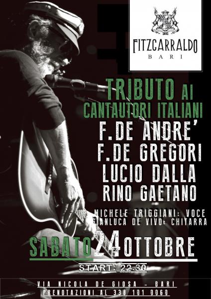 Tributo in Acustico a Francesco de Gregori-fabrizio de Andre'-lucio Dalla e Rino Gaetano
