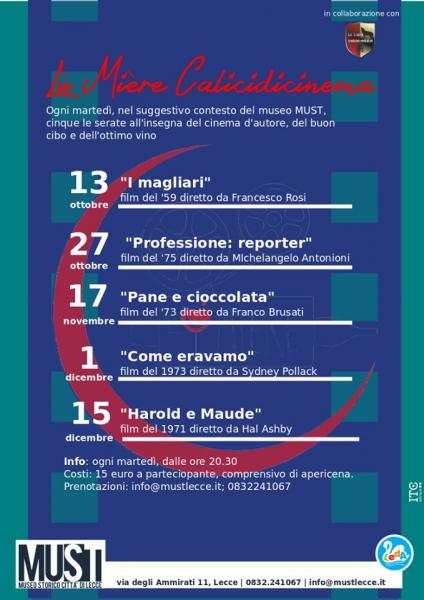 ‘Lù-Mière. Calicidicinema’al Must di Lecce