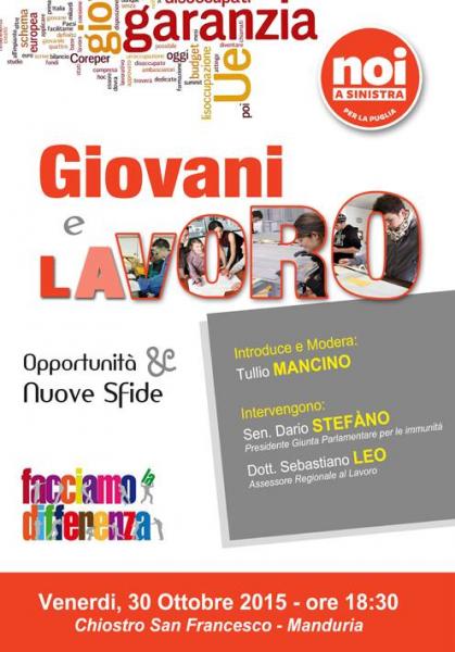 GIOVANI E LAVORO - Opportunità e Nuove Sfide