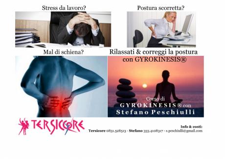 Lezione di prova GRATUITA di GYROKINESIS® Martedì 27 Ottobre 2015 ore 19:00 - 20:00