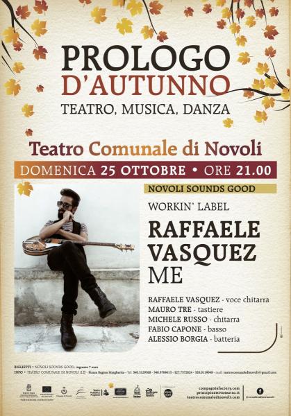 Raffaele Vasquez presenta il cd "Me"