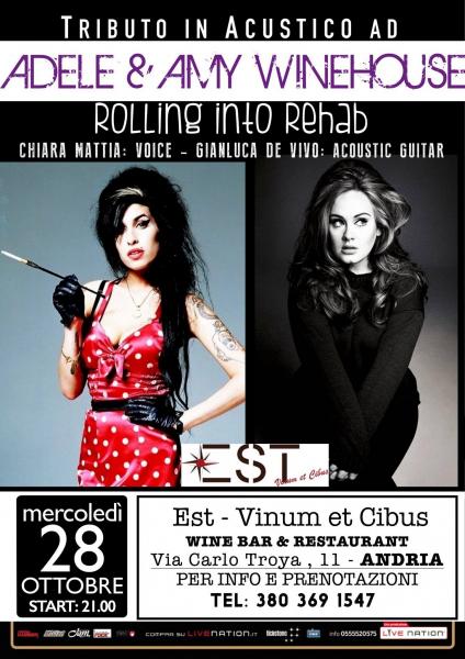 Acoustic Tribute to Adele & Amy Winehouse at Est - Vinum et Cibus (Andria)