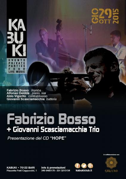 Fabrizio Bosso e Giovanni Scasciamacchia Trio live