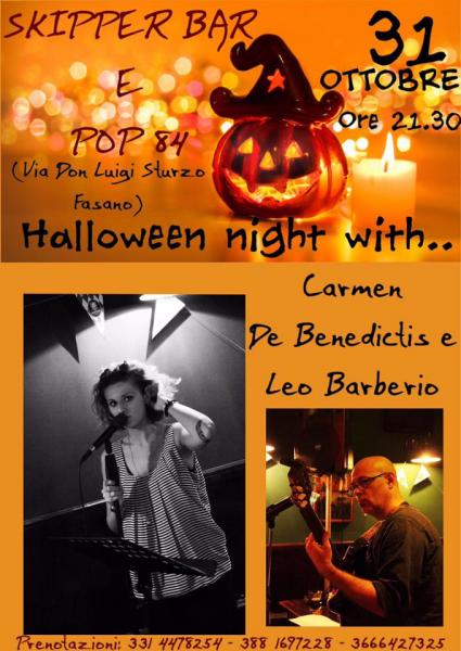 Halloween night with Carmen De Benedictis & Leo Barberio