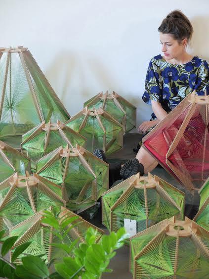 Julie Lansom - GLINT SPUTNIK COLLECTION a limited edition of unique handmade lamps