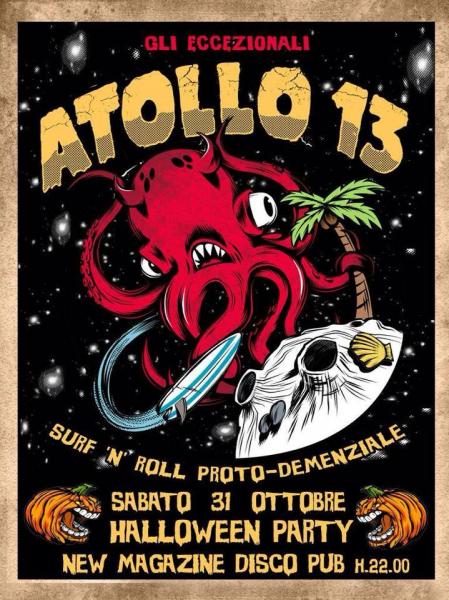 Atollo 13 live Halloween party