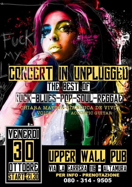 Concert in Uplugged - The best of Rock, pop, soul, reggae, blues - AmyWinehouse & Friends at Upper Wal