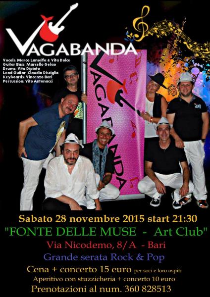 "Sabato ROCK & POP" con GENESIS - SUPER TRAMP - SADE - SIMPLE MINDS -Cover Band.