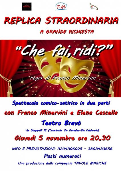 Che Fai, Ridi? Humour by Night
