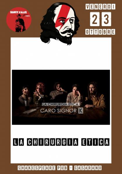 LA CHIRURGIA ETICA - live at The Shakespeare Pub, Casarano