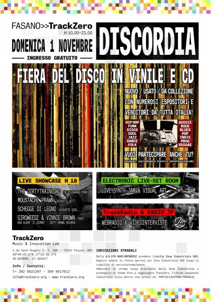 DISCORDIA / Fiera del disco in vinile e cd + LIVE SHOWCASE
