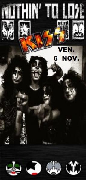 KISS special tribute show con i " NOTHIN' TO LOSE "
