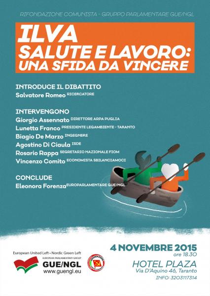 Dibattito - Ilva. Salute e lavoro: una sfida da vincere