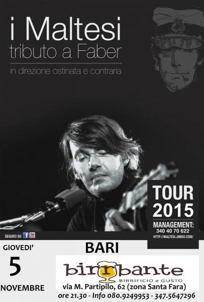 "I MALTESI - Tributo a Fabrizio De André"